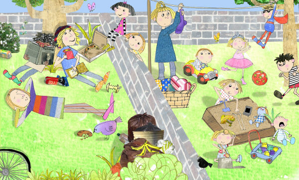 Illustration from Daisy's Big Dig