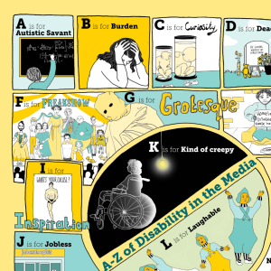 A-z disability in the media poster